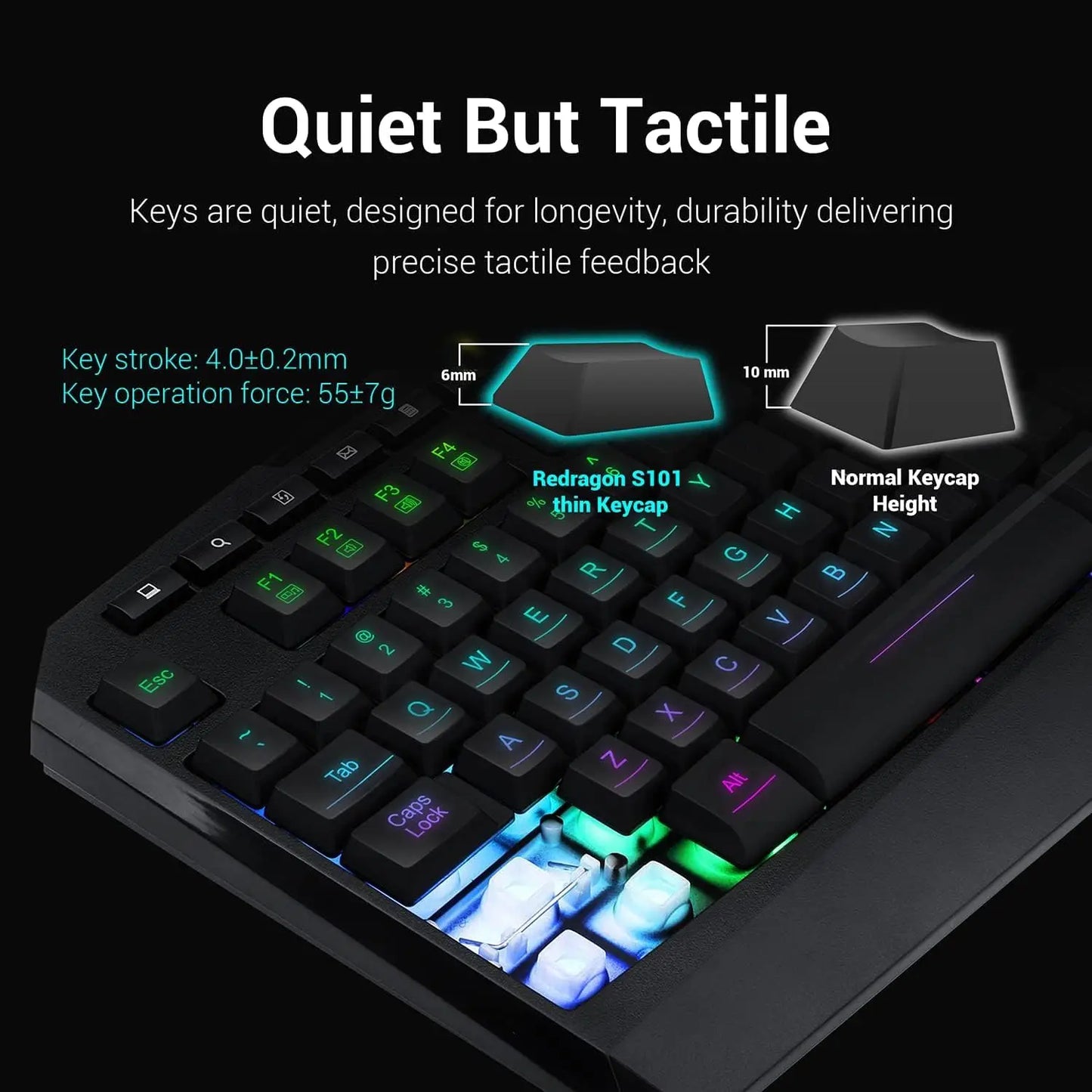 Redragon S101 – PC Gaming Keyboard and Mouse Combo hosted by KlickieKeyz