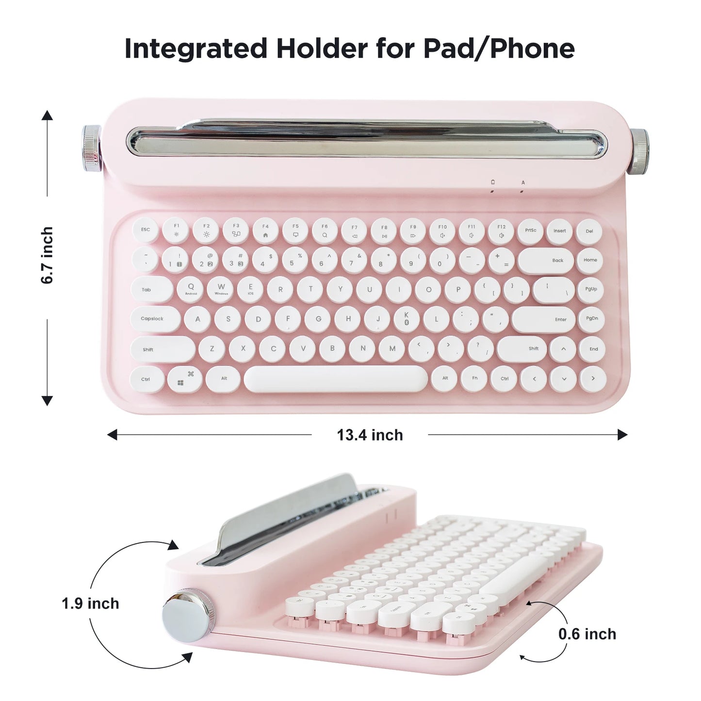 YUNZII ACTTO B305 Retro Typewriter Aesthetic Keyboard – hosted by KlickieKeyz