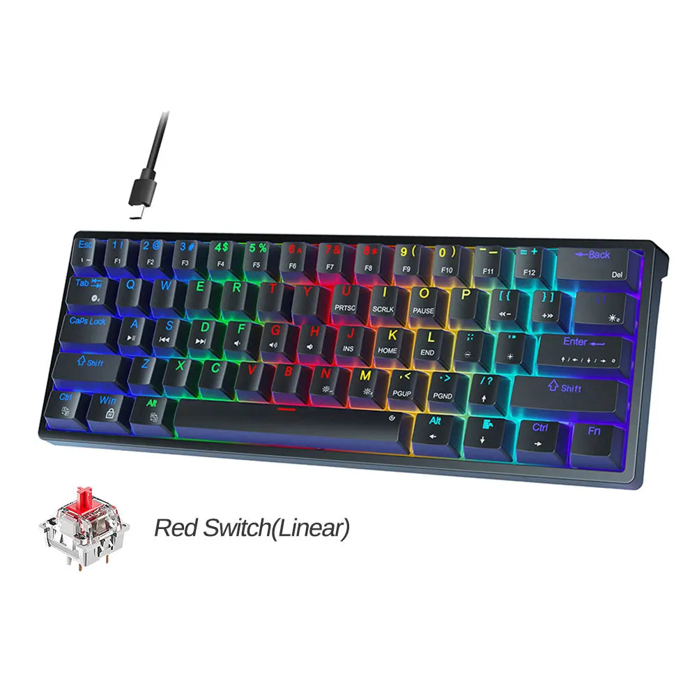 AULA F3261 – 60% Wired Mechanical Keyboard hosted by KlickieKeyz