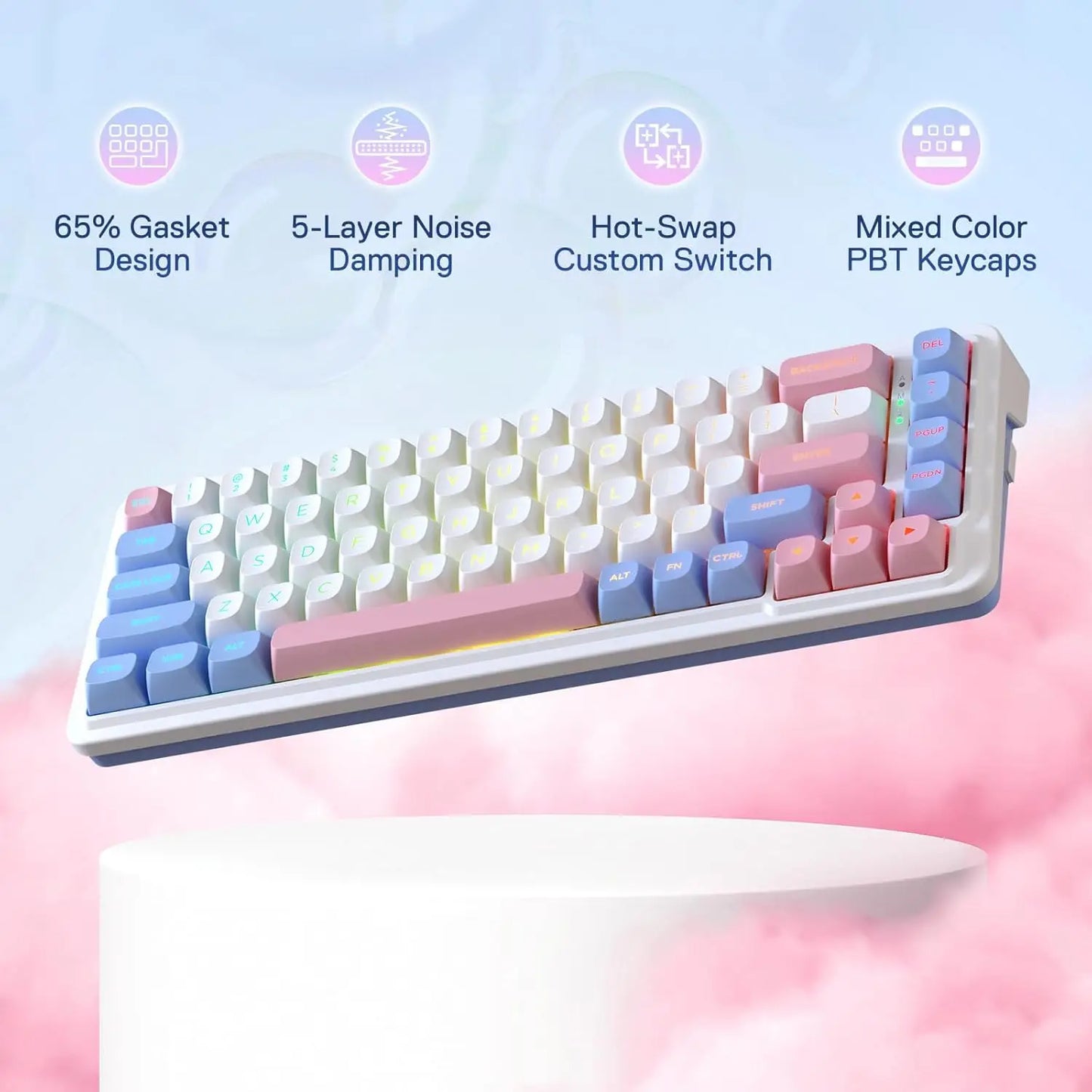 Redragon NOVA K709 PRO 65% Wireless Gaming Keyboard – Redragon | Hosted by KlickieKeyz