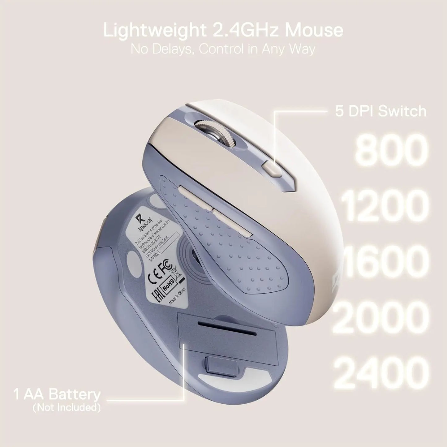 Redragon BS8772 – Wireless Keyboard and Mouse Combo hosted by KlickieKeyz