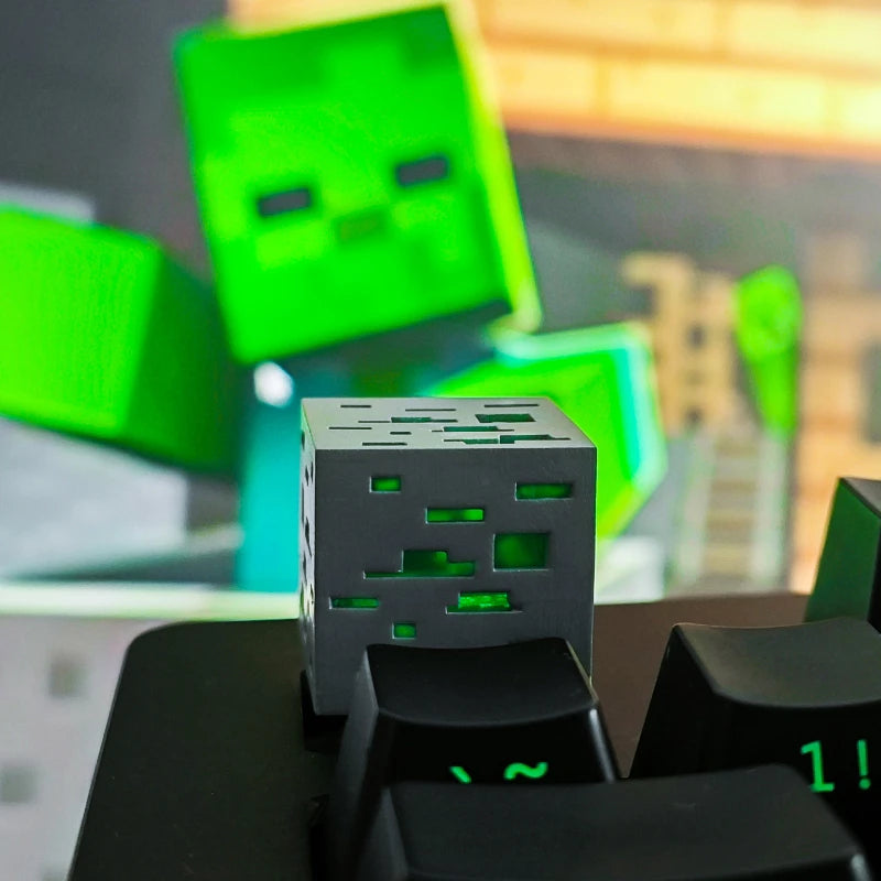 Minecraft Ore Block Keycaps by KlickieKeyz