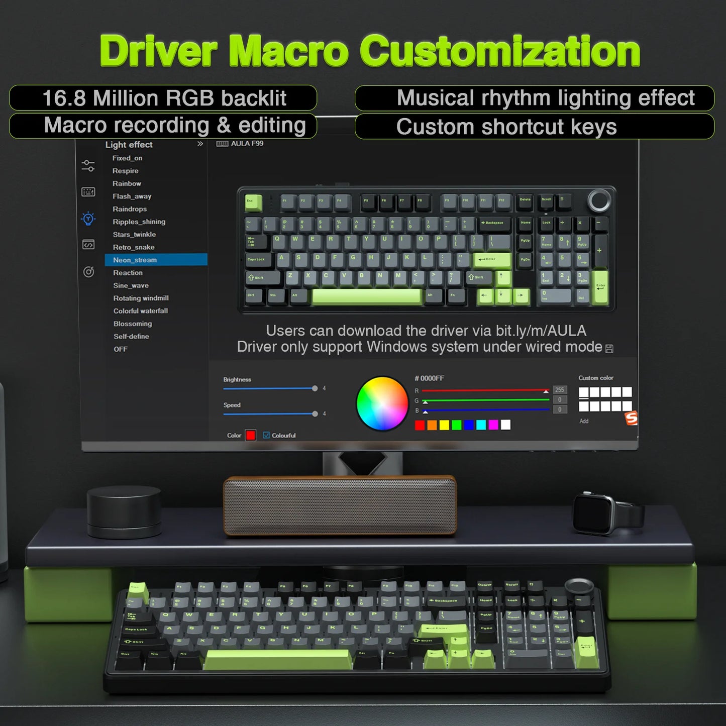 AULA F99 Pro Wireless Gaming Mechanical Keyboard – hosted by KlickieKeyz