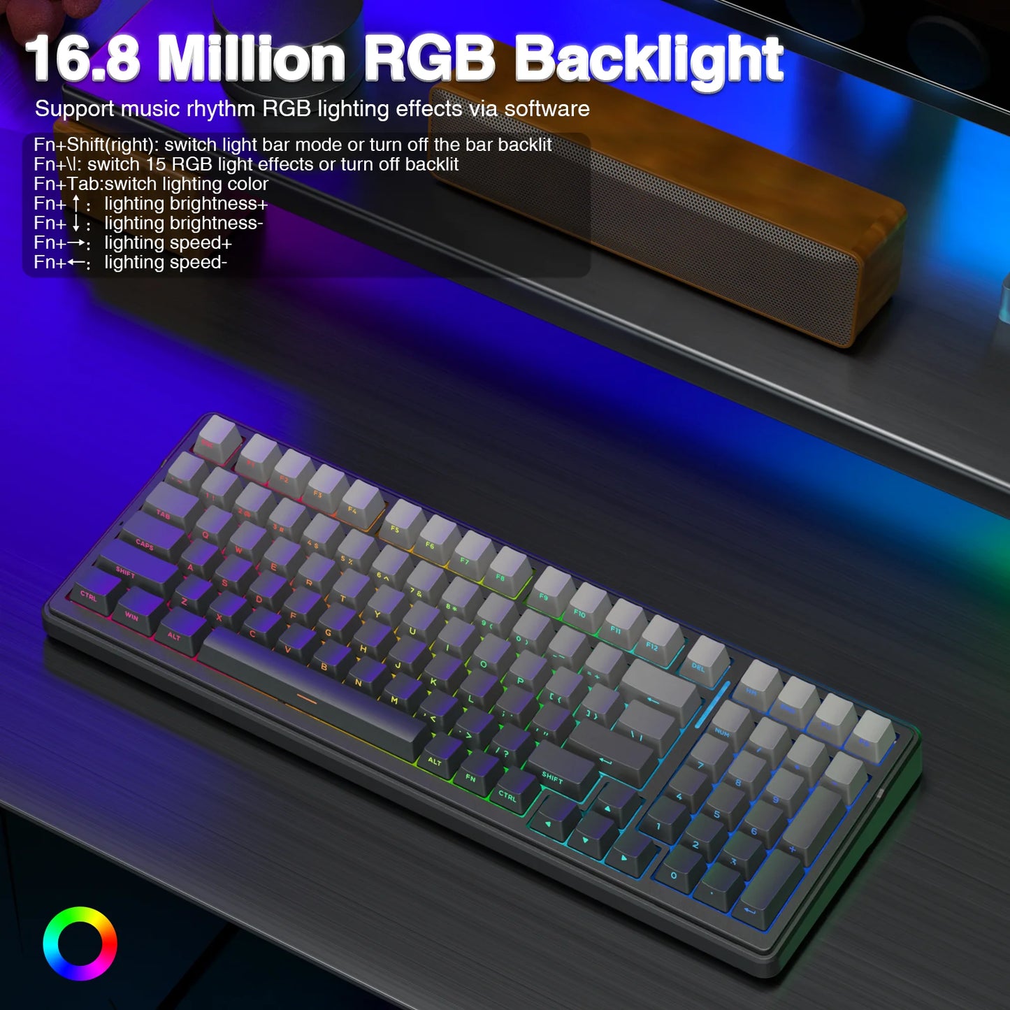 AULA F99 Pro Gasket-Mounted Wireless Mechanical Keyboard – hosted by KlickieKeyz
