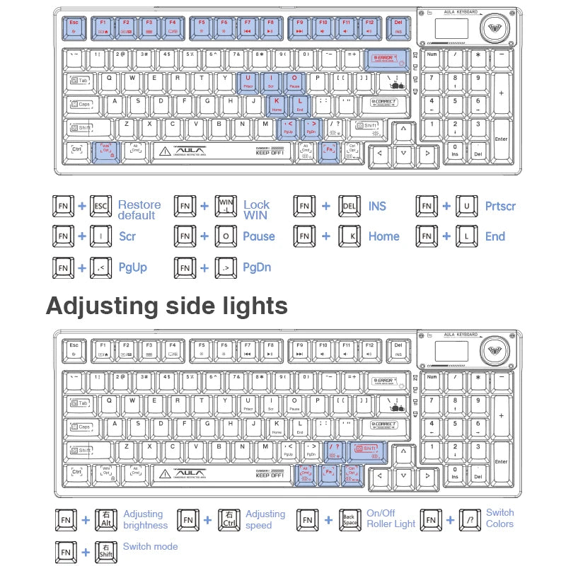 AULA F98 Pro – Wireless Gaming Keyboard hosted by KlickieKeyz