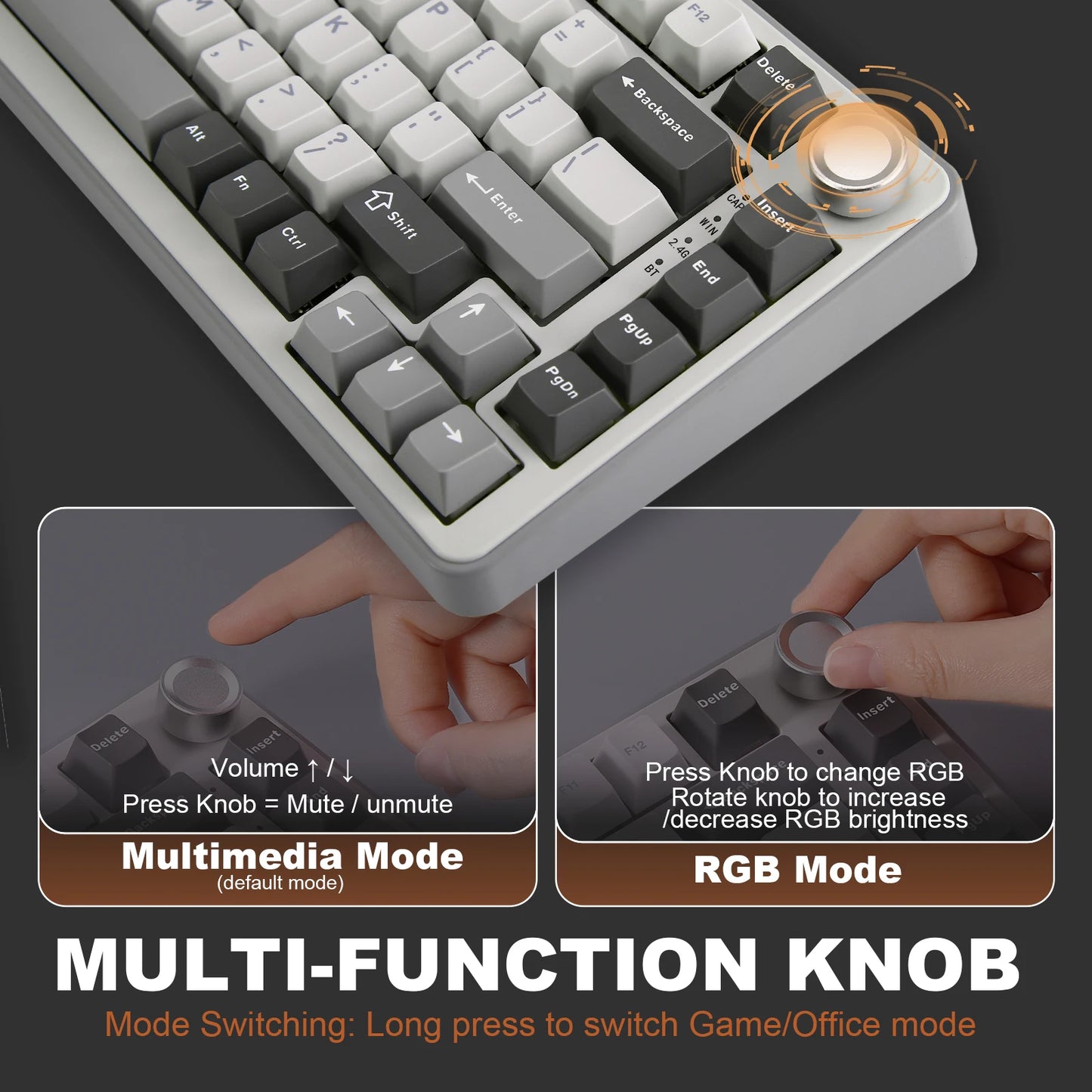 YUNZII B75 PRO – 75% Wireless Mechanical Gaming Keyboard hosted by KlickieKeyz