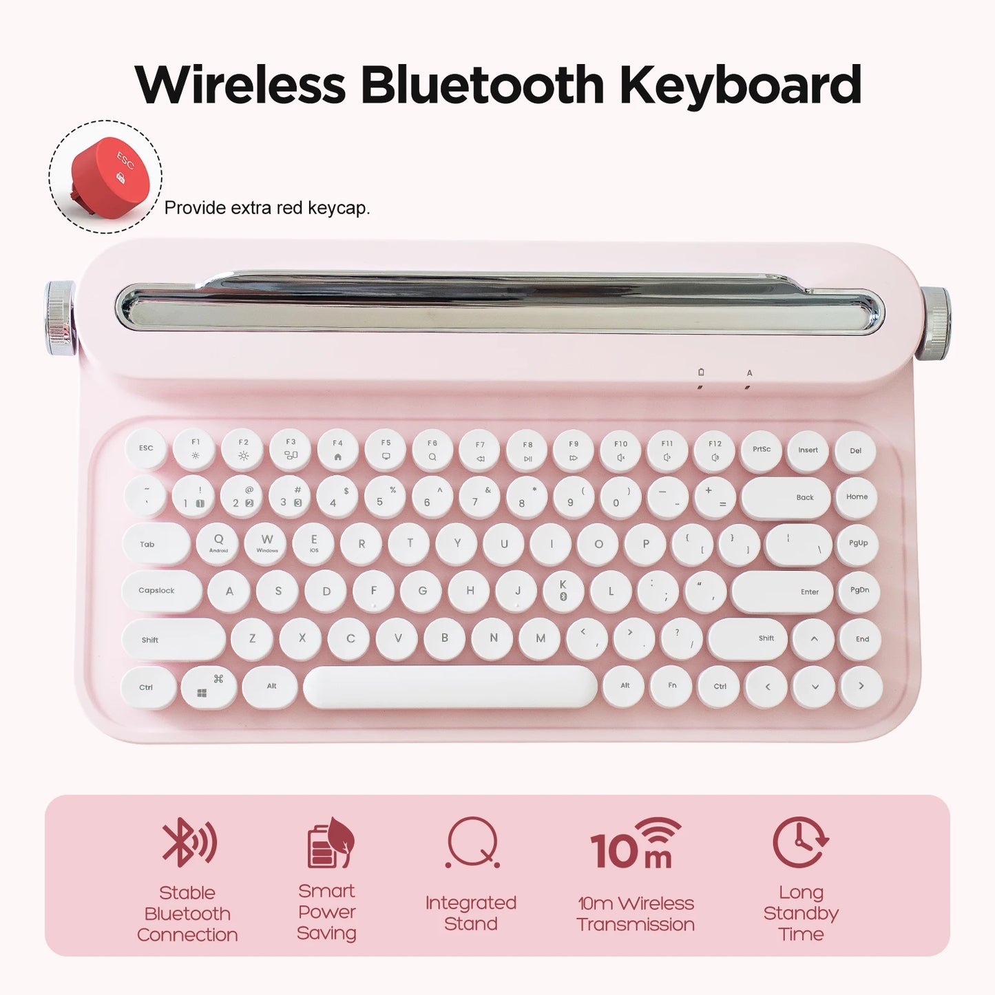 YUNZII ACTTO B305 Retro Typewriter Aesthetic Keyboard – hosted by KlickieKeyz