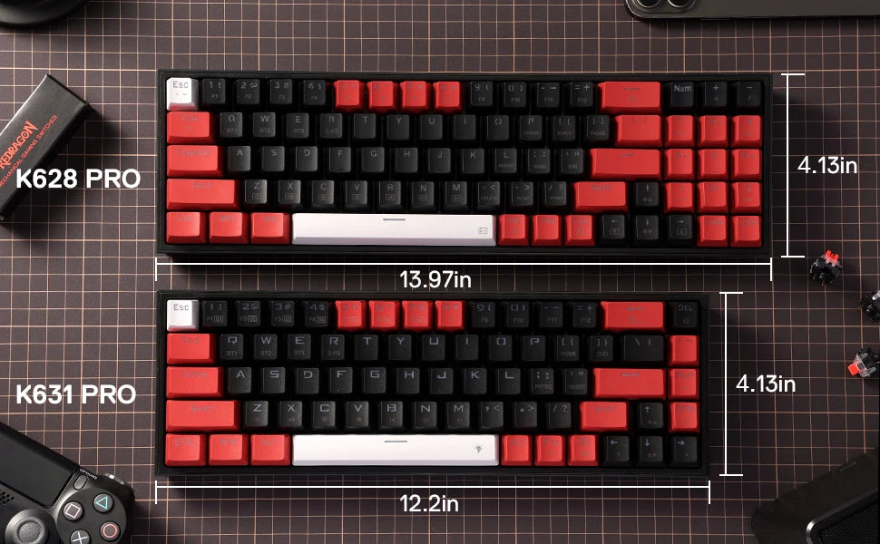 Redragon CASTOR K631 PRO – 65% Wireless RGB Gaming Keyboard hosted by KlickieKeyz