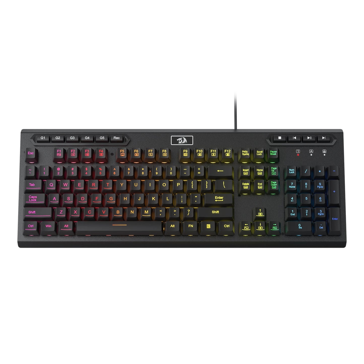 Redragon ADITYA K513 – Membrane Gaming Keyboard hosted by KlickieKeyz