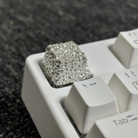 Pure 925 Sterling Silver Keycap by KlickieKeyz