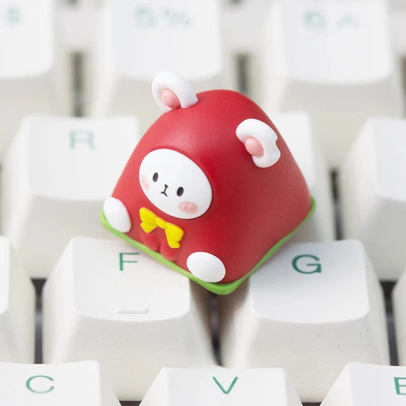 Cheese Mouse & Strawberry Mouse ESC Keycap by KlickieKeyz