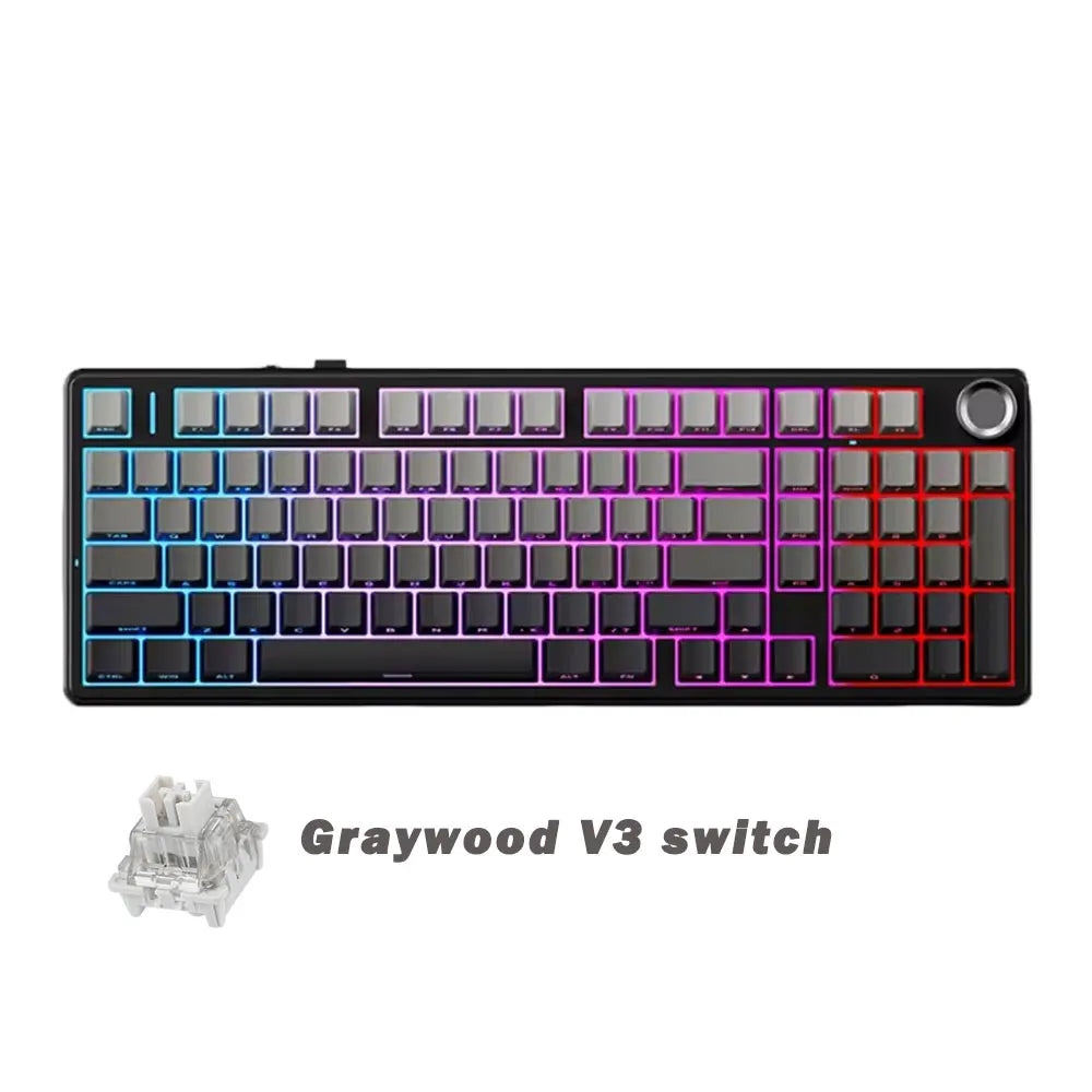 AULA F99 Pro Gasket-Mounted Wireless Mechanical Keyboard – hosted by KlickieKeyz