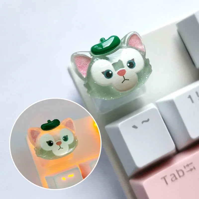 Sanrio Character Artisan Keycaps – Handmade Resin Keycaps for Mechanical Keyboards by KlickieKeyz