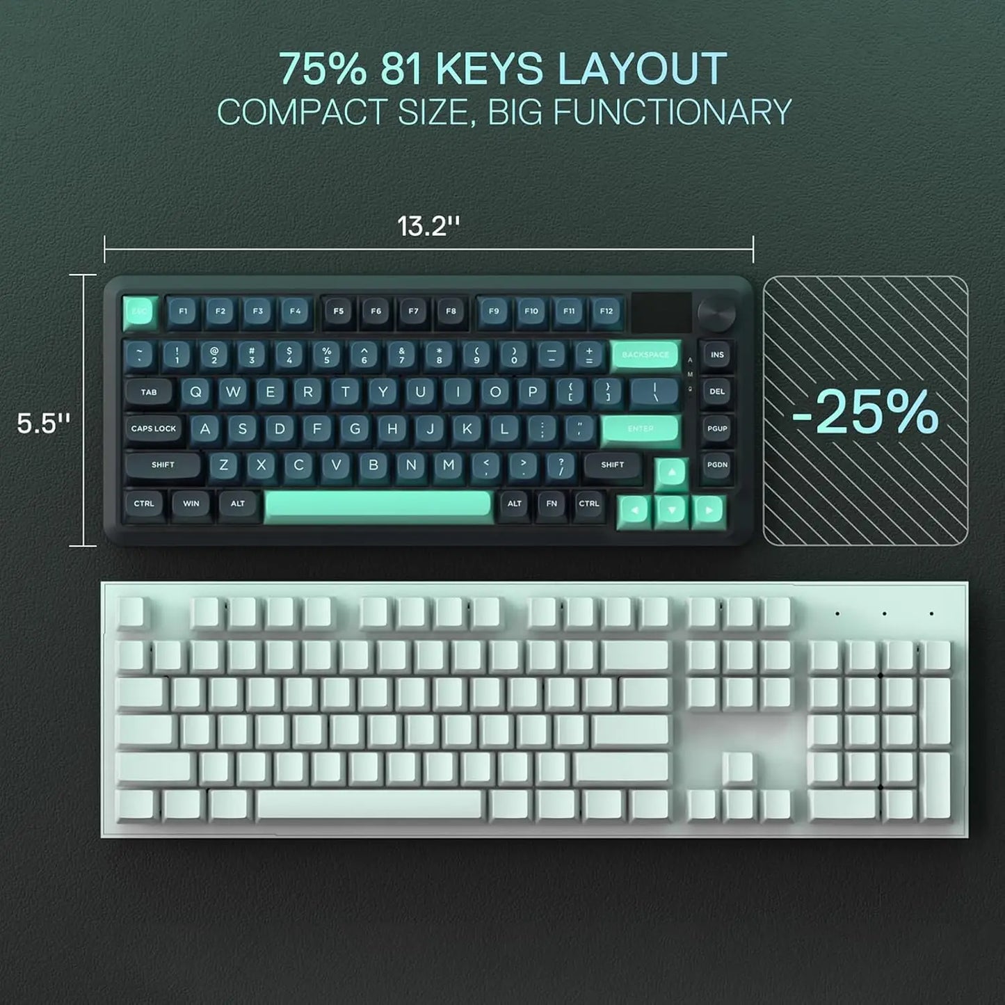Redragon BEHEMOTH K724 PRO – 75% Mechanical Keyboard Hosted by KlickieKeyz