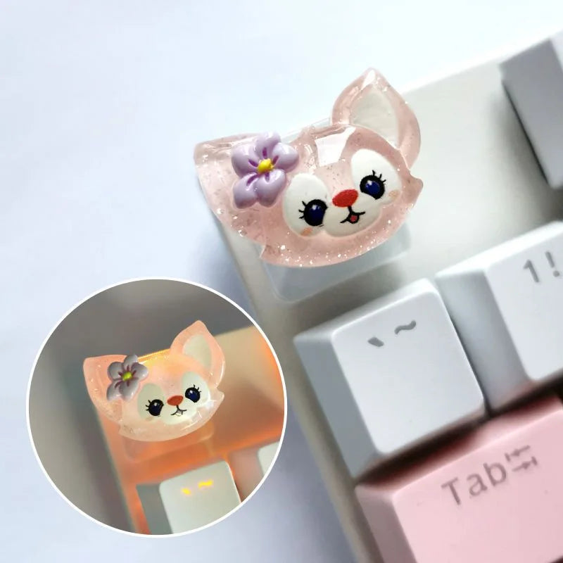 Sanrio Character Artisan Keycaps – Handmade Resin Keycaps for Mechanical Keyboards by KlickieKeyz