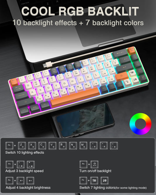 SOLAKAKA SK968 – 60% Compact Wired Keyboard hosted by KlickieKeyz