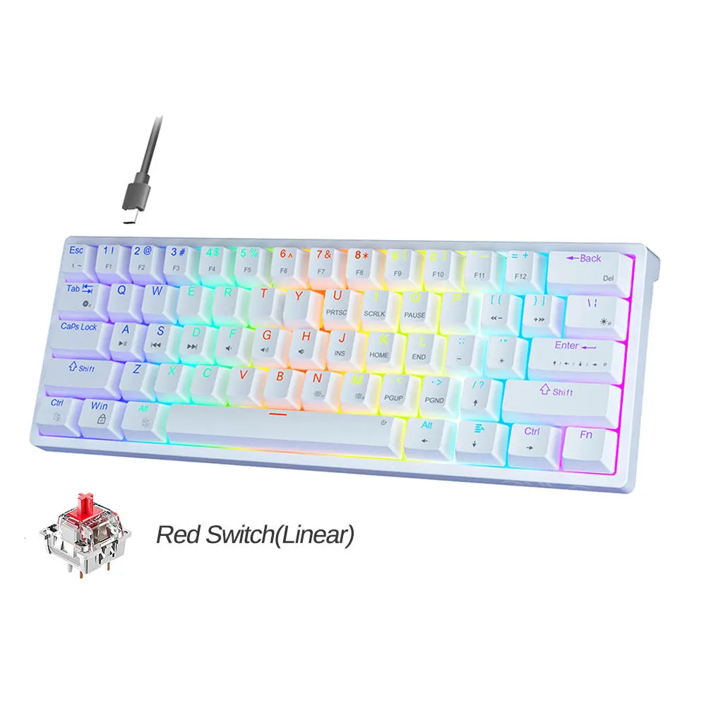 AULA F3261 – 60% Wired Mechanical Keyboard hosted by KlickieKeyz