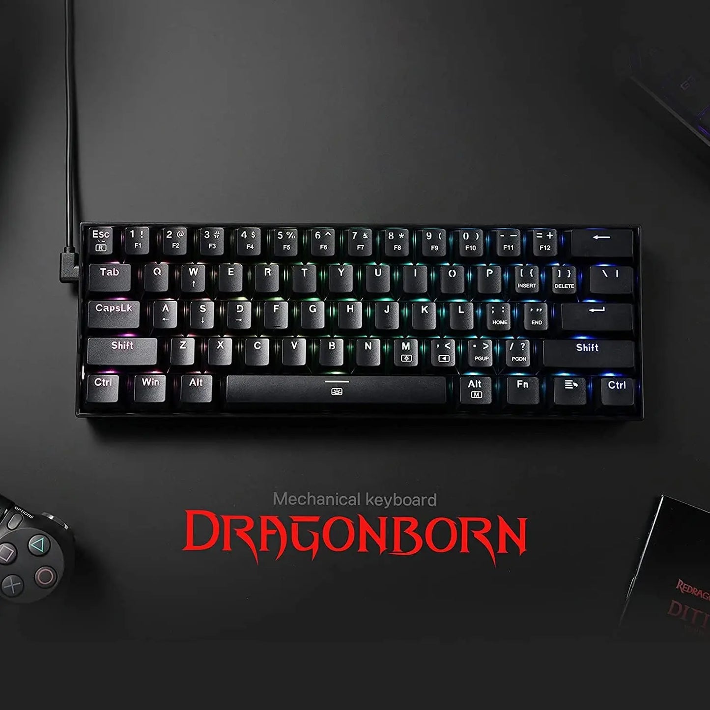 Redragon DRAGONBORN K630 – Wired 60% Mechanical Keyboard hosted by KlickieKeyz