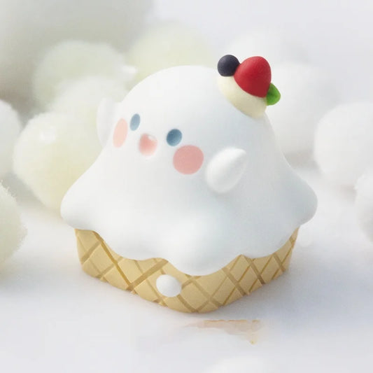 Ice Cream Ghost ESC Keycap  by KlickieKeyz