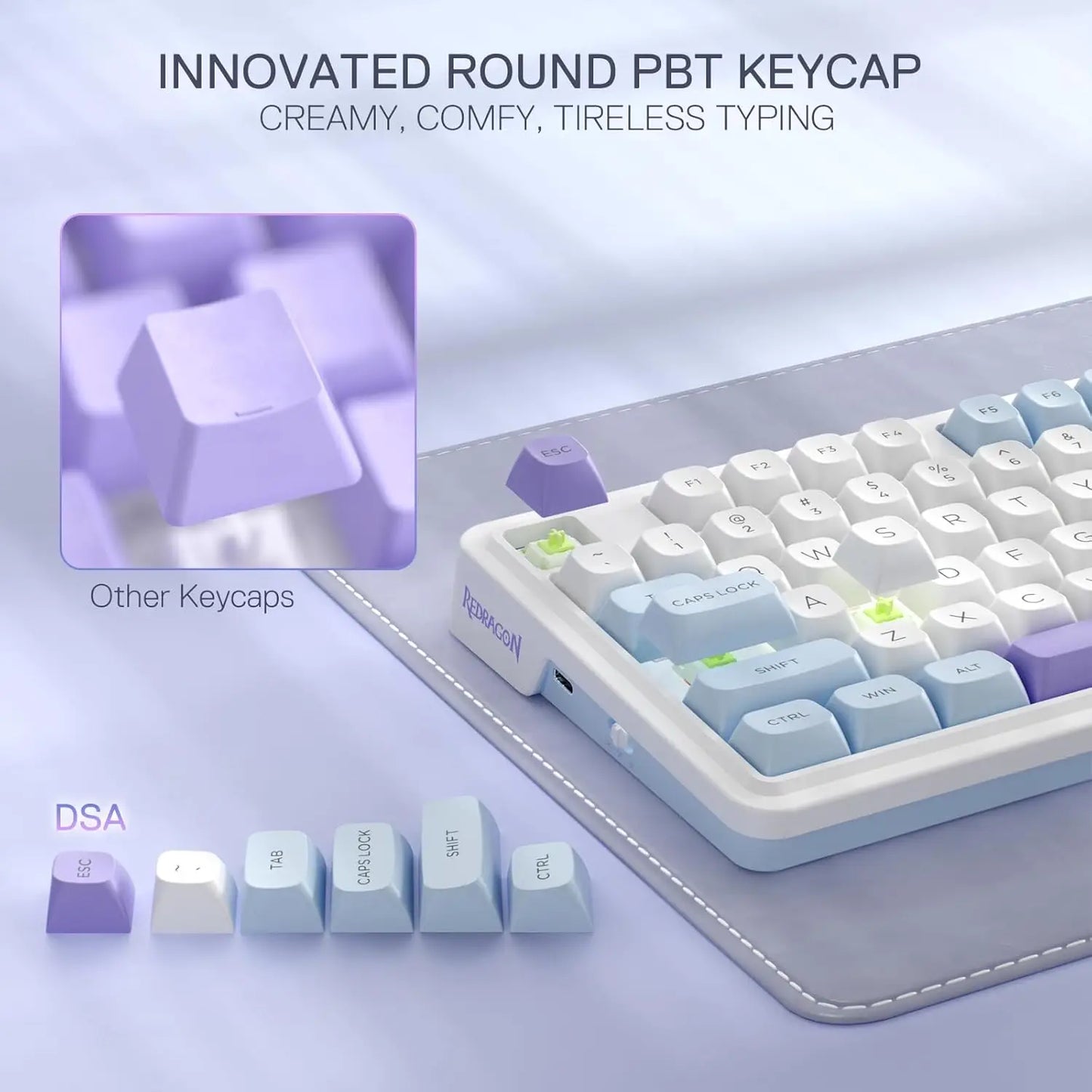 Redragon UCAL MAX K673 – 75% Mechanical Gaming Keyboard hosted by KlickieKeyz