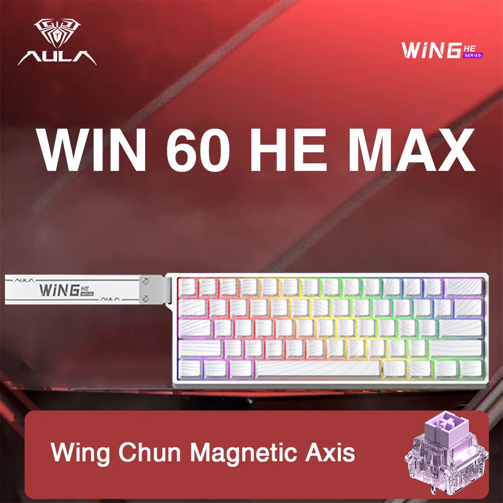 AULA WIN60 / WIN68 HE Esports Magnetic Switch Keyboard – Rapid Trigger 8K Return hosted by KlickieKeyz