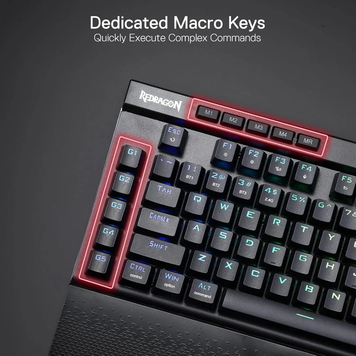 Redragon MAGIC-WAND K587 Pro TKL – Tenkeyless Mechanical Keyboard hosted by KlickieKeyz
