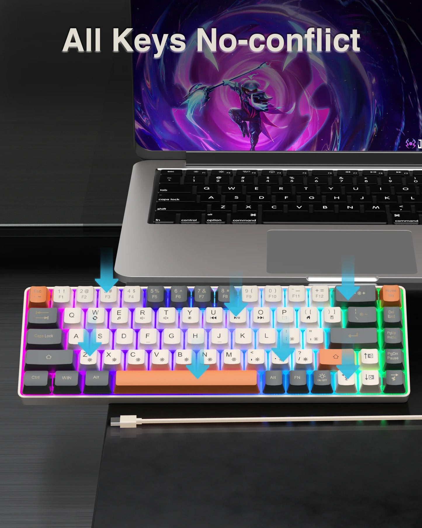 SOLAKAKA SK968 – 60% Compact Wired Keyboard hosted by KlickieKeyz