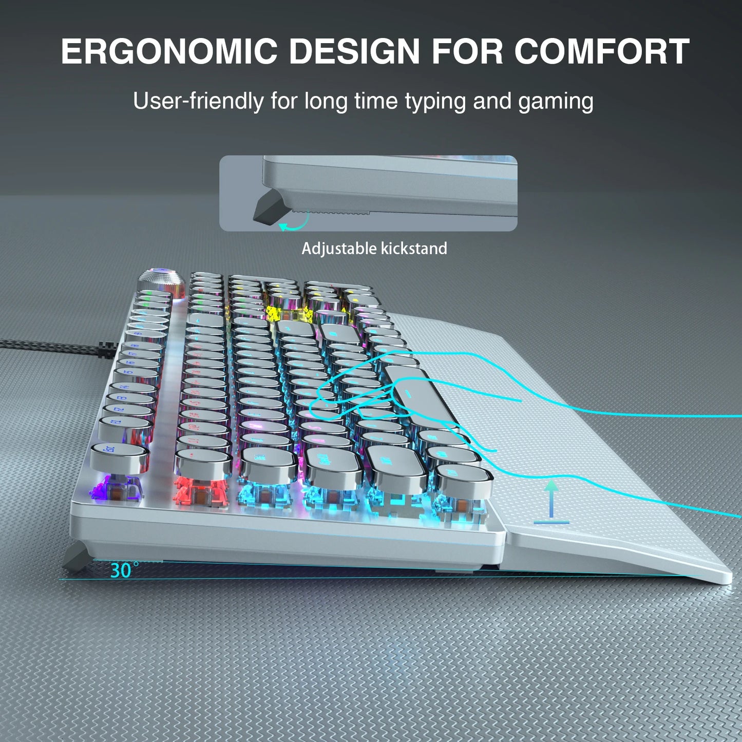 AULA F2088 Mechanical Gaming Keyboard – hosted by KlickieKeyz
