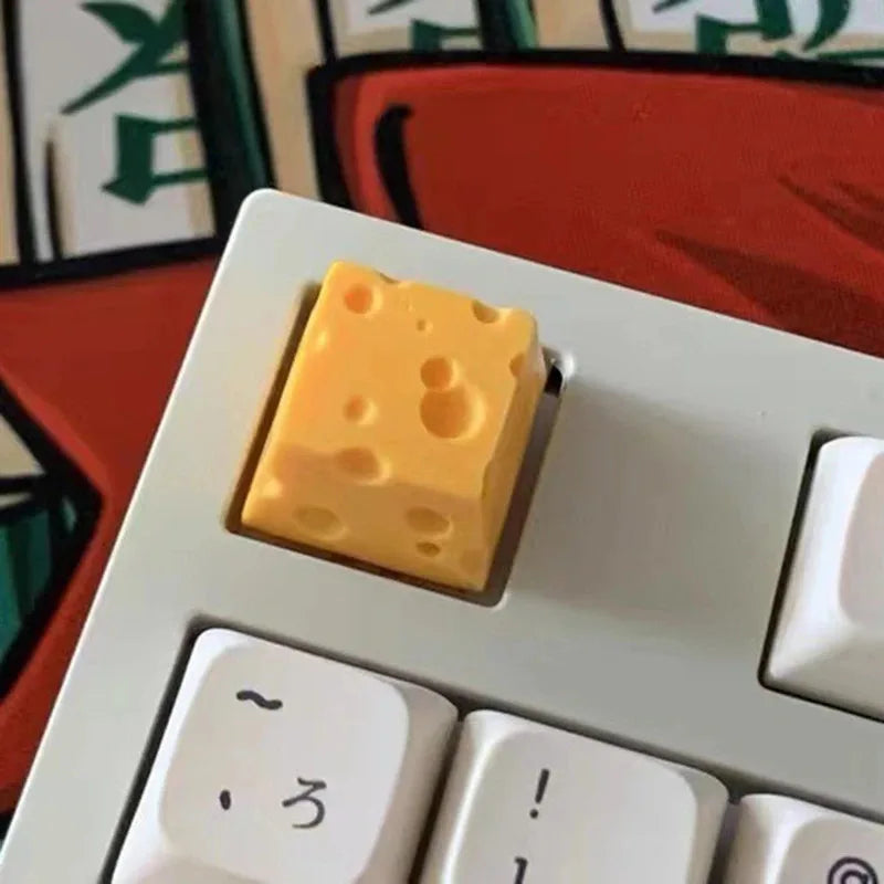 Cheese Keycap ESC key by KlickieKeyz