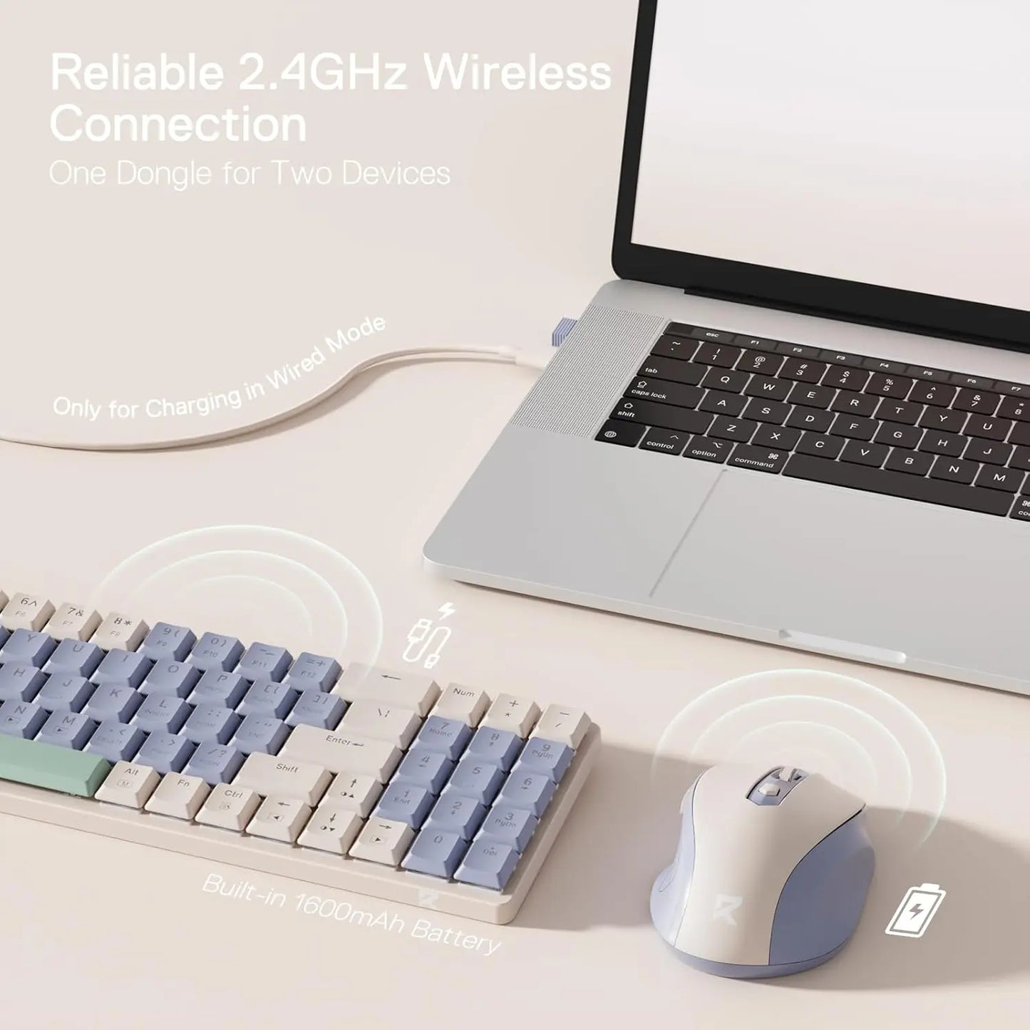 Redragon BS8772 – Wireless Keyboard and Mouse Combo hosted by KlickieKeyz