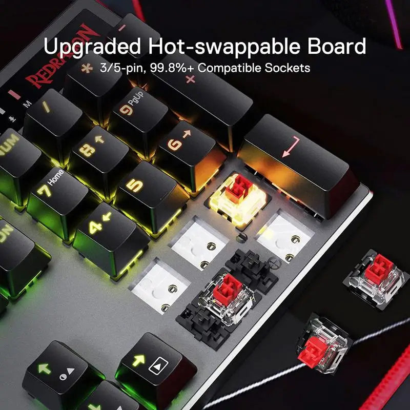 Redragon DHARMA PRO K556 PRO – Aluminum Mechanical Keyboard Hosted by KlickieKeyz