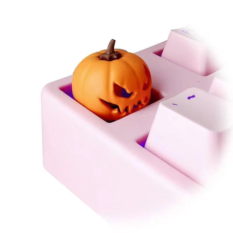 Jack-O'-Lantern Pumpkin ESC Keycap by KlickieKeyz