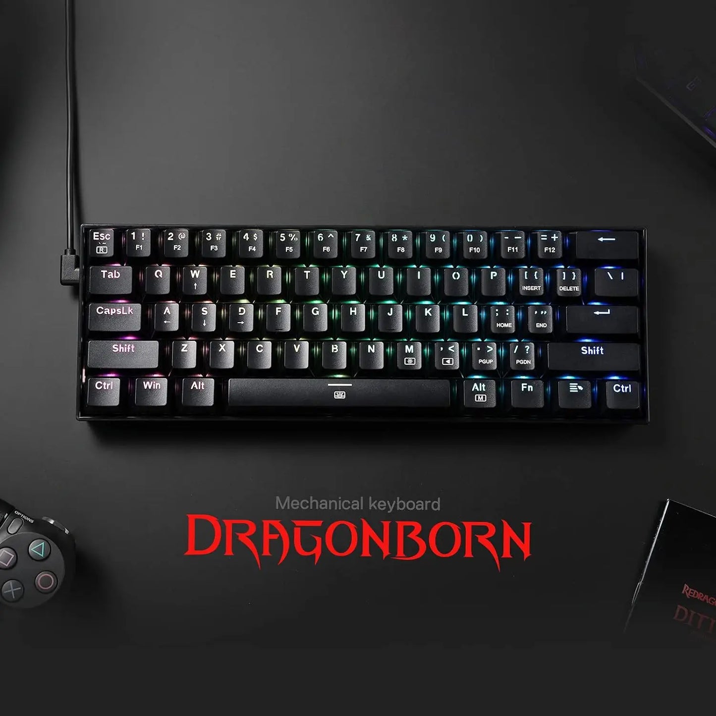 Redragon DRAGONBORN K630 – Wired 60% Mechanical Keyboard hosted by KlickieKeyz