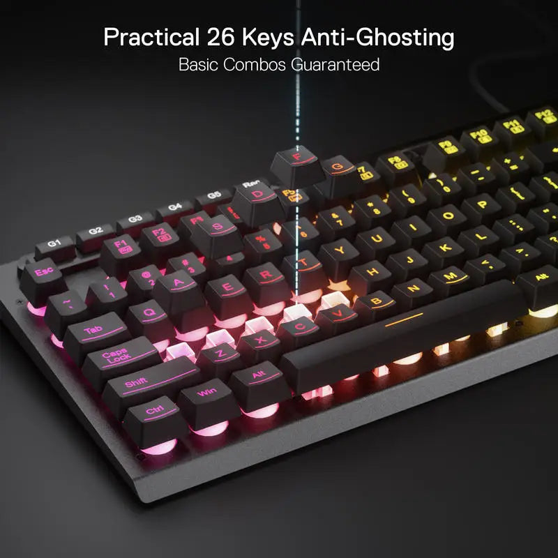 Redragon ADITYA K513 – Membrane Gaming Keyboard hosted by KlickieKeyz