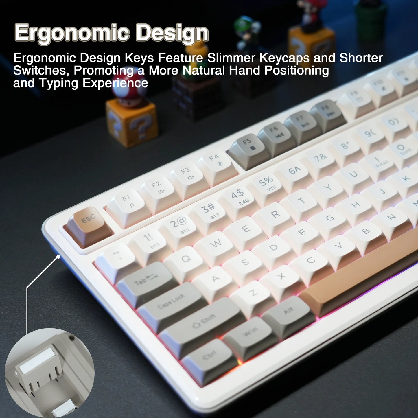SOLAKAKA SK90 – Tri-Mode Wireless Ergonomic Keyboard hosted by KlickieKeyz