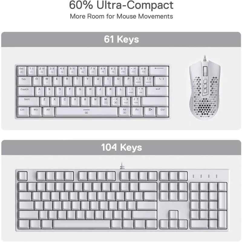 Redragon DRAGONBORN K630 – 60% Wired Mechanical Keyboard hosted by KlickieKeyz