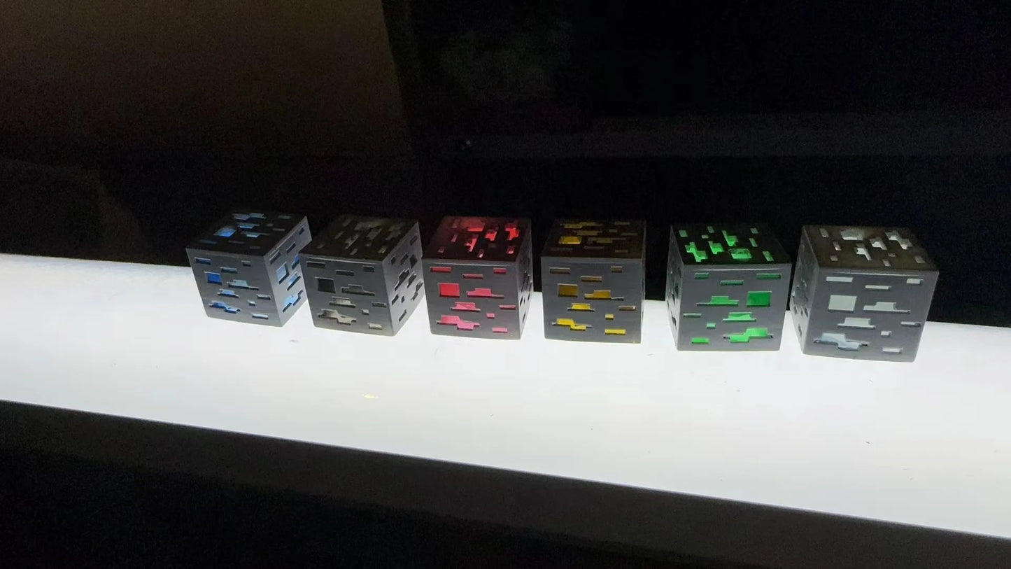 Minecraft Ore Block Keycaps by KlickieKeyz