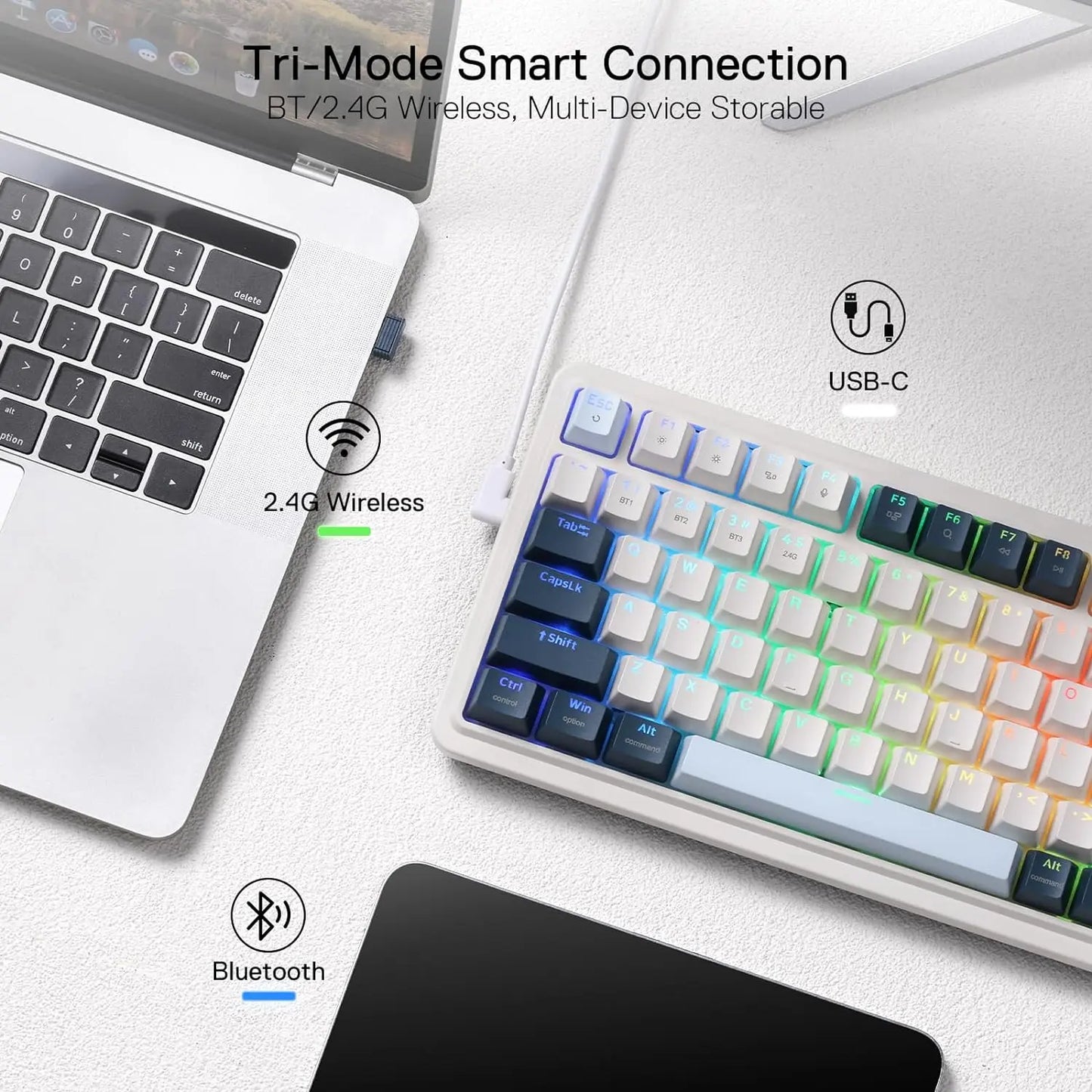 Redragon EISA K686 PRO – 96% Wireless Gasket RGB Mechanical Keyboard hosted by KlickieKeyz