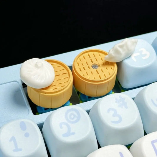 Dumpling Bun ESC Keycap by KlickieKeyz