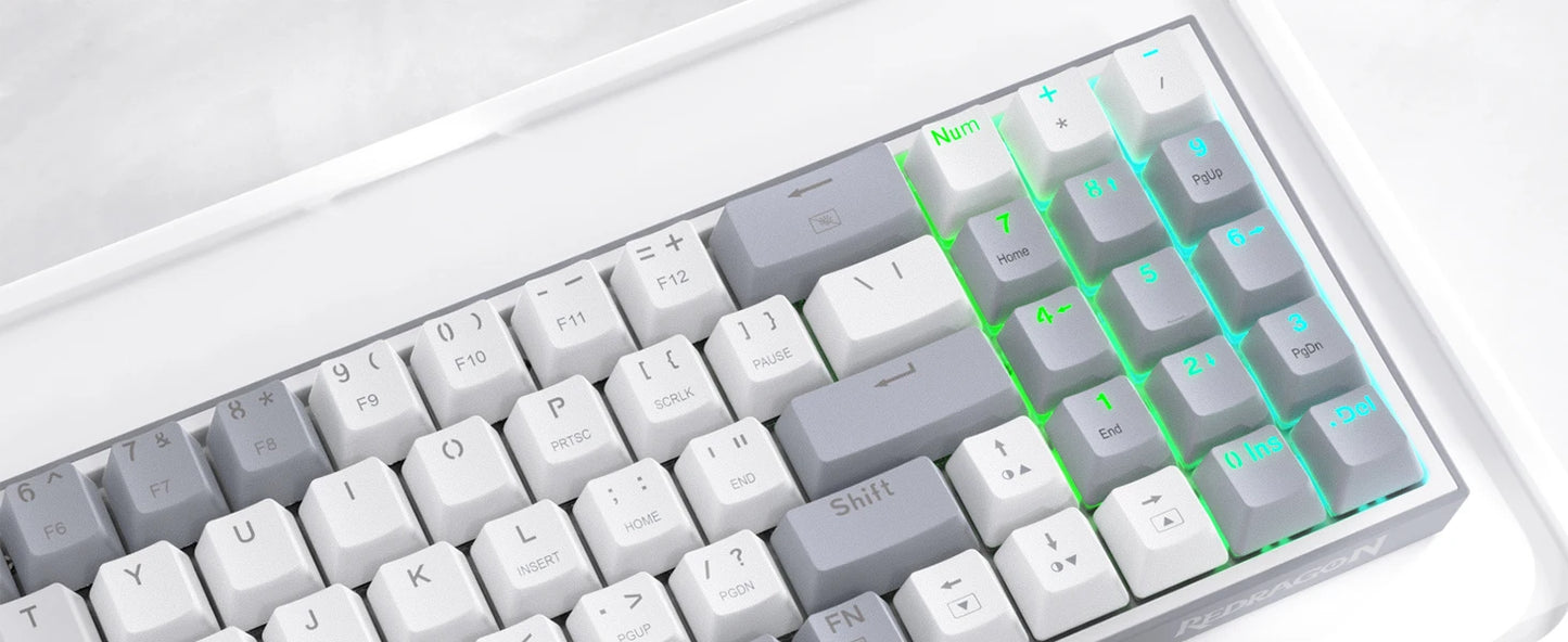 Redragon POLLUX K628 – 75% Wired Mechanical Keyboard hosted by KlickieKeyz