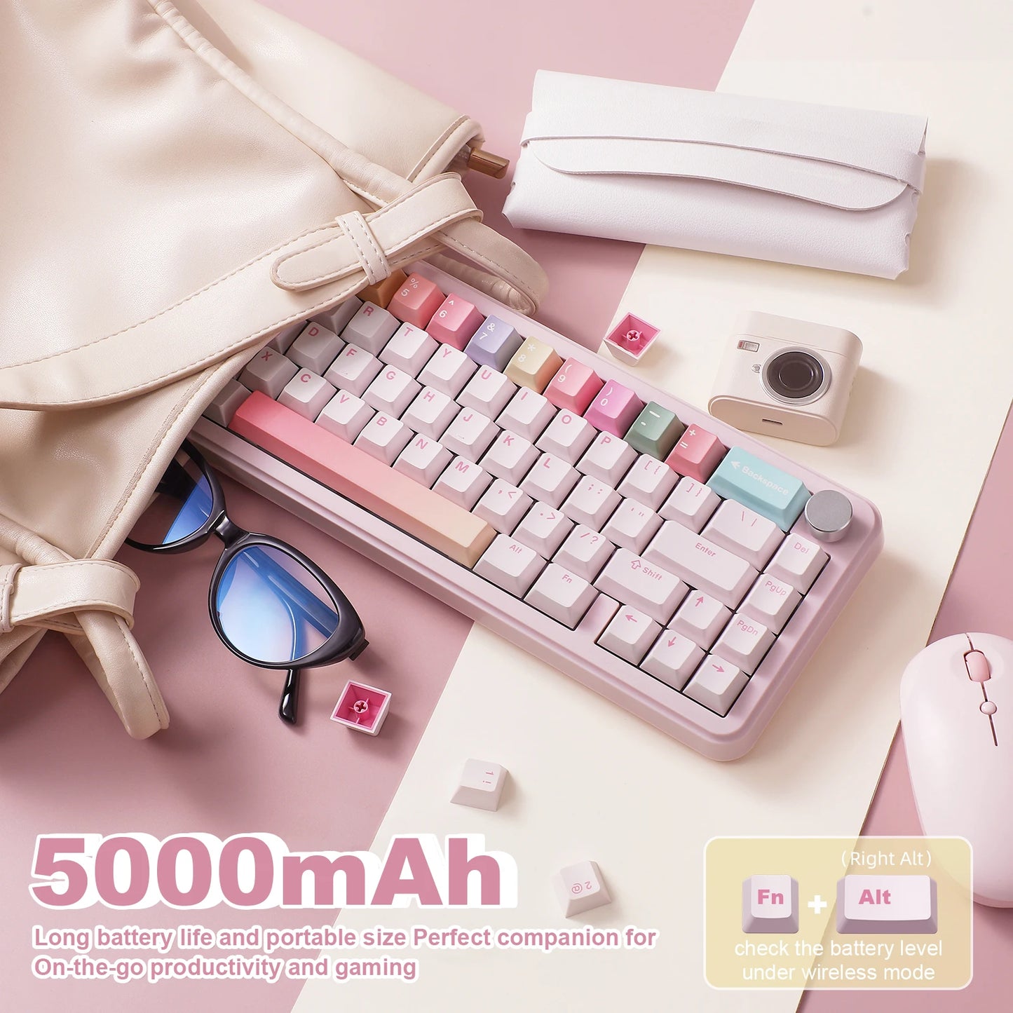 YUNZII B68 Wireless Mechanical Gaming Keyboard – 65% Tri-Mode Gasket-Mounted Keyboard hosted by KlickieKeyz