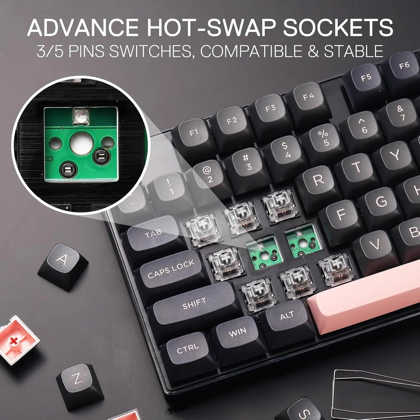 Redragon DEVARAJAS K556 SE (Sakura Pink) – 100% Full-Size Mechanical Keyboard hosted by KlickieKeyz