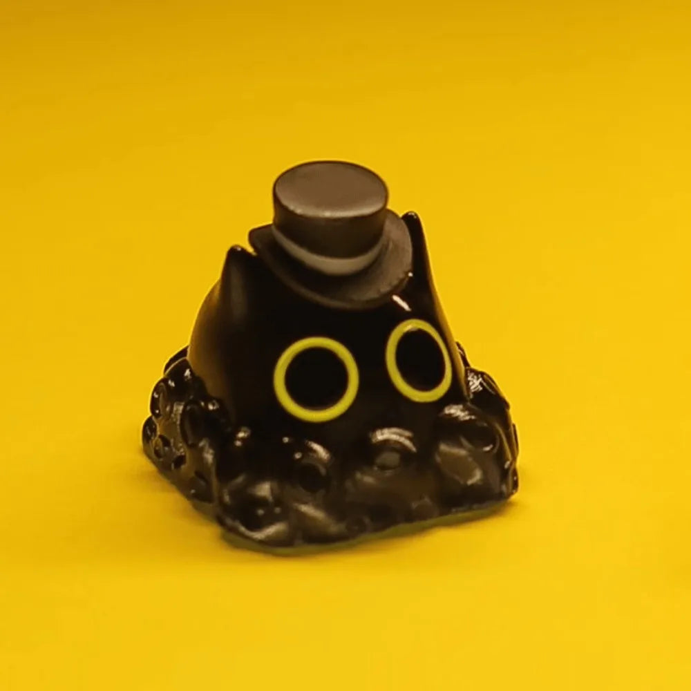 Black Cat ESC Keycap by KlickieKeyz