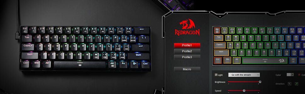 Redragon DRAGONBORN K630 – Wired 60% Mechanical Keyboard hosted by KlickieKeyz