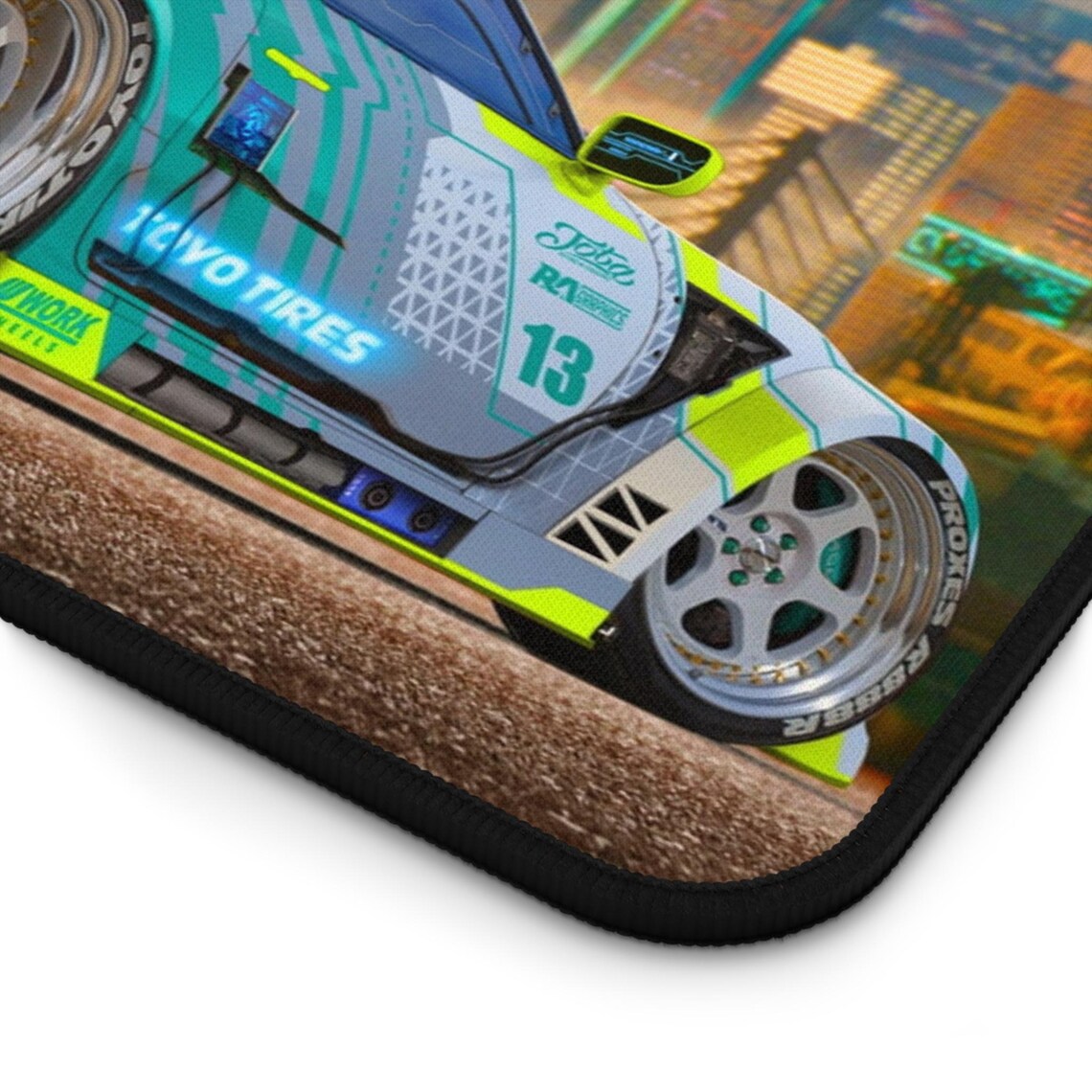 Toyota Supra Tokyo Cityscape XL Gaming Mouse Pad – JDM Legend Desk Mat by Klickiekeyz