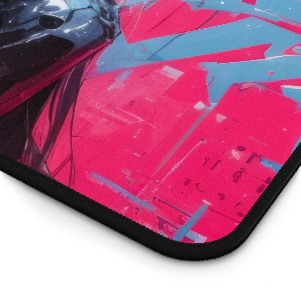 Sexy Anime Girl with Katana Desk Mat – Graffiti Art Gaming Mouse Pad by KlickieKeyz