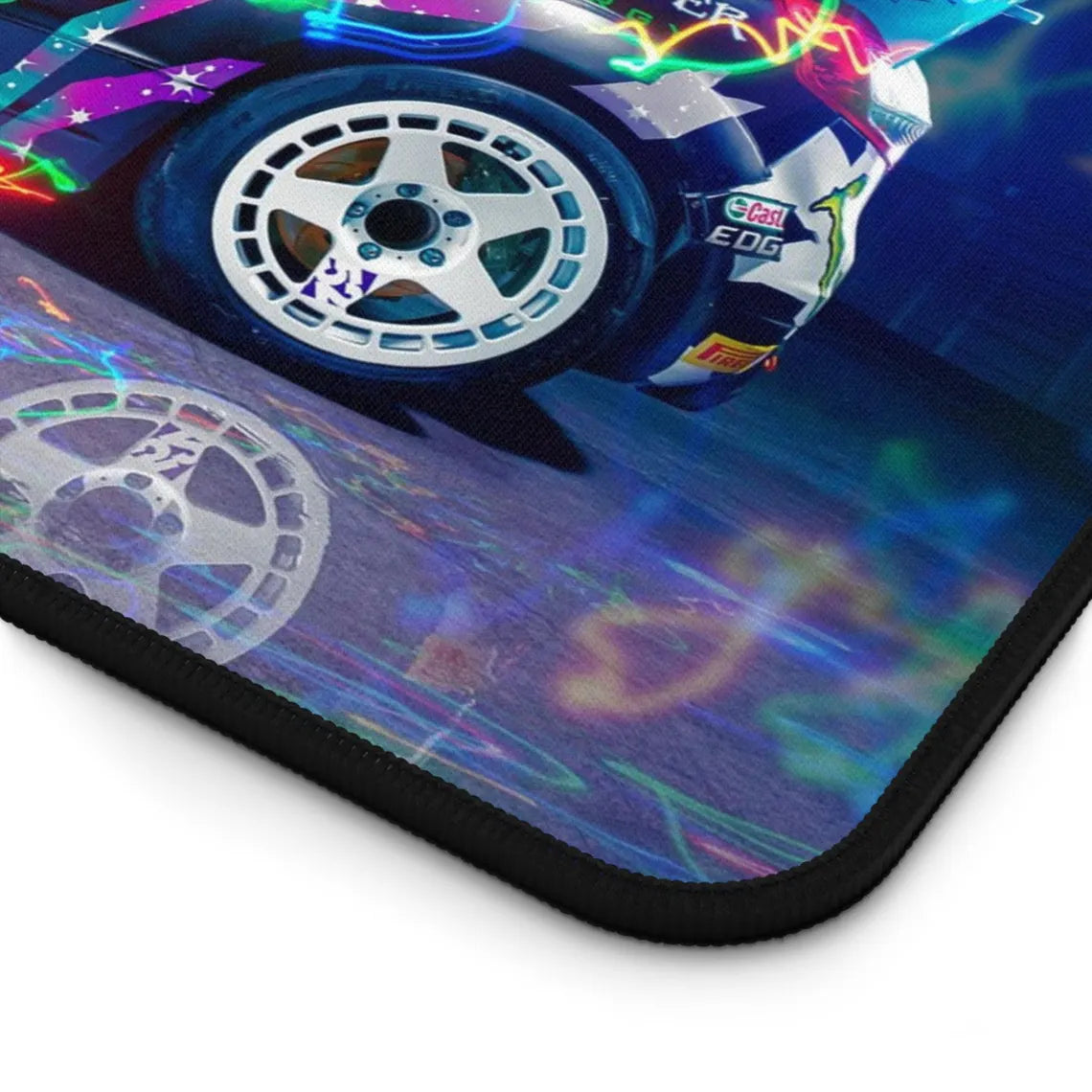 Ken Block’s Ford Fiesta Hoonigan XL Gaming Mouse Pad – Rally Legend Desk Mat by Klickiekeyz